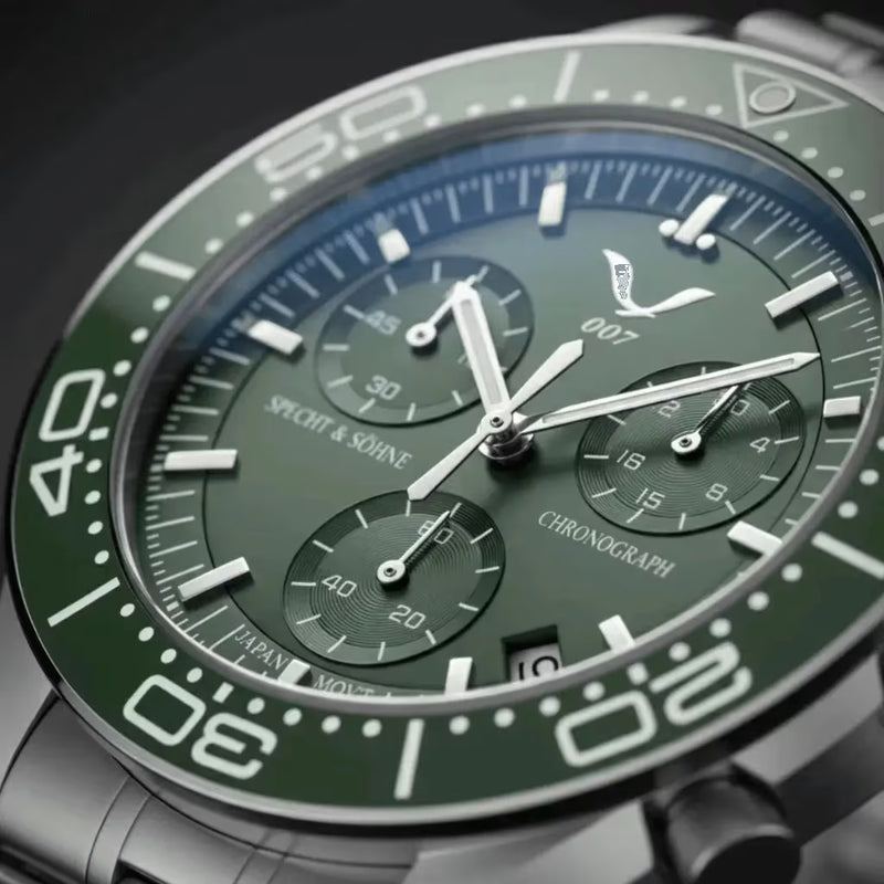 Relógio masculino prata Épure Green